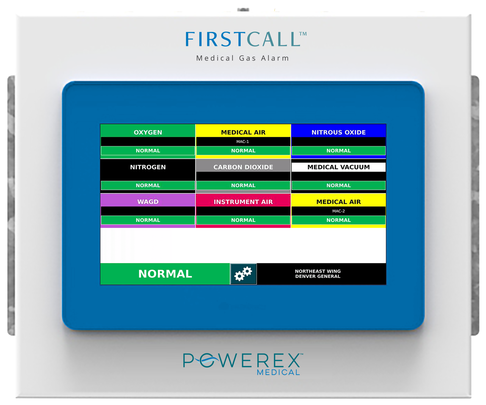 Master Alarm Panel with 10” screen and 23 input signals