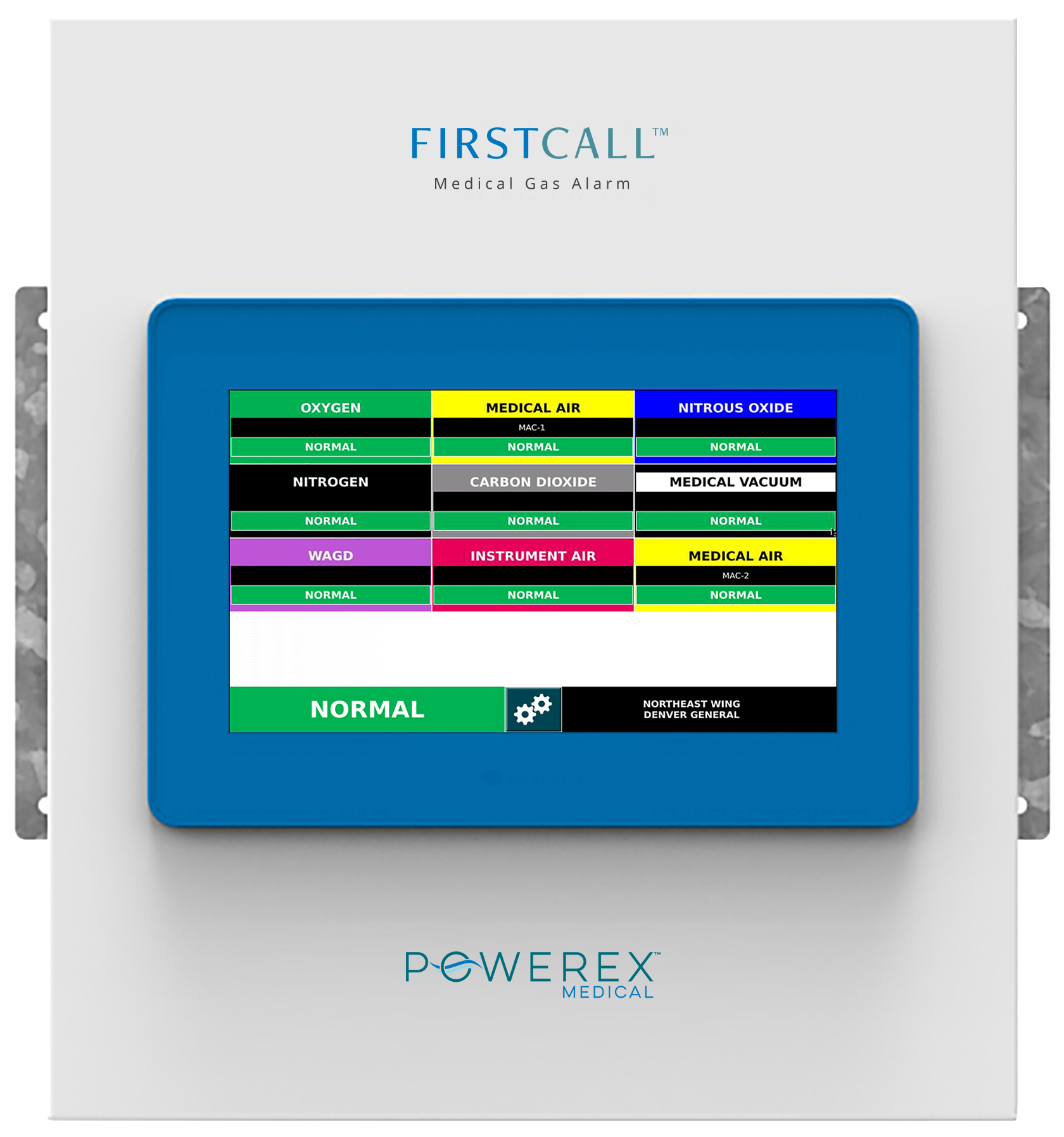 Master Alarm Panel with 10” screen and 55 input signals